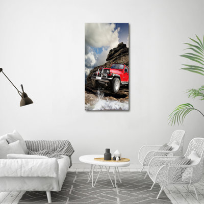 Off-road Car - Wrapped Canvas Print