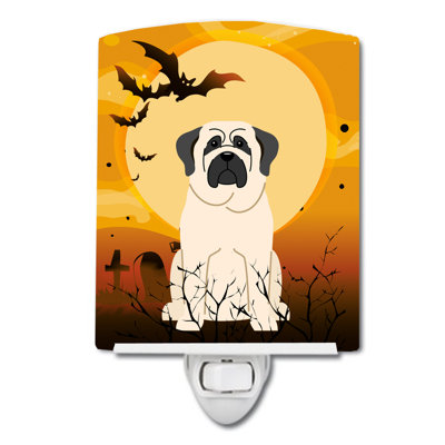 Halloween Basset Hound Ceramic Night Light
