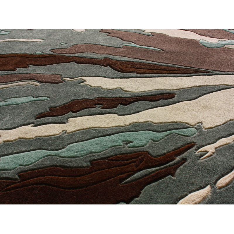 Tapis brun Joni, 6' x 9'