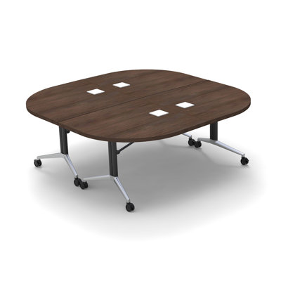 Albin 8 Person Conference Meeting Tables 2 piece Complete Set by The Twillery Co.