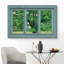Window Scene " Window Looking At A Green Tree In A Field Giclee Print Gallery Wrap Modern Home Art Ready To Hang "-98448990