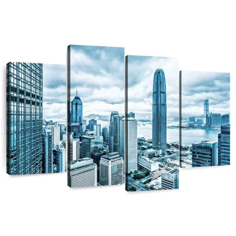 Nicci, majestueux horizon de Hongkong, H 22 po x l 36 po