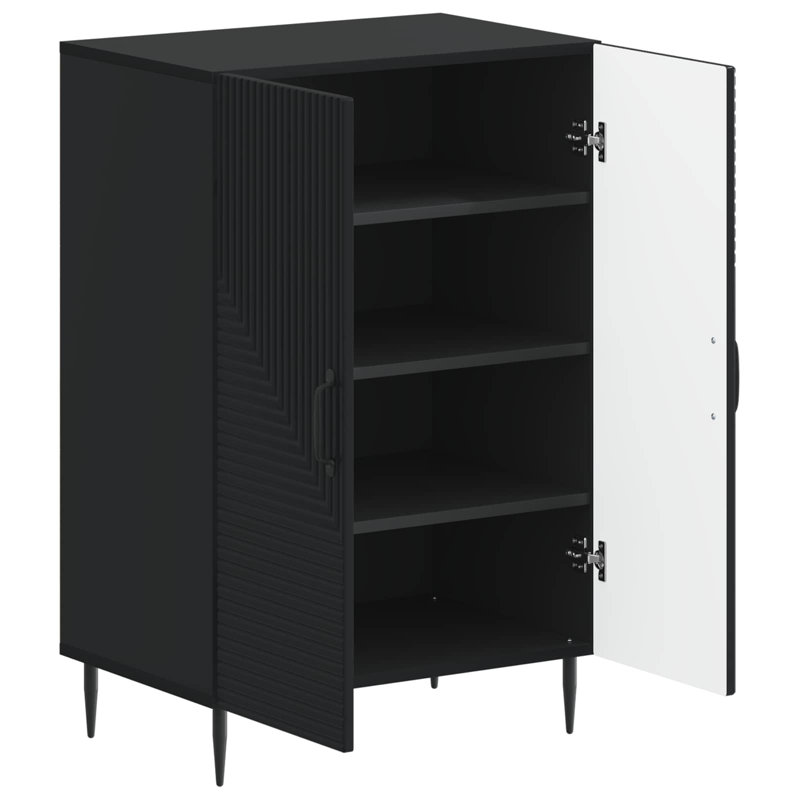 Shoe Storage Cabinet, Black