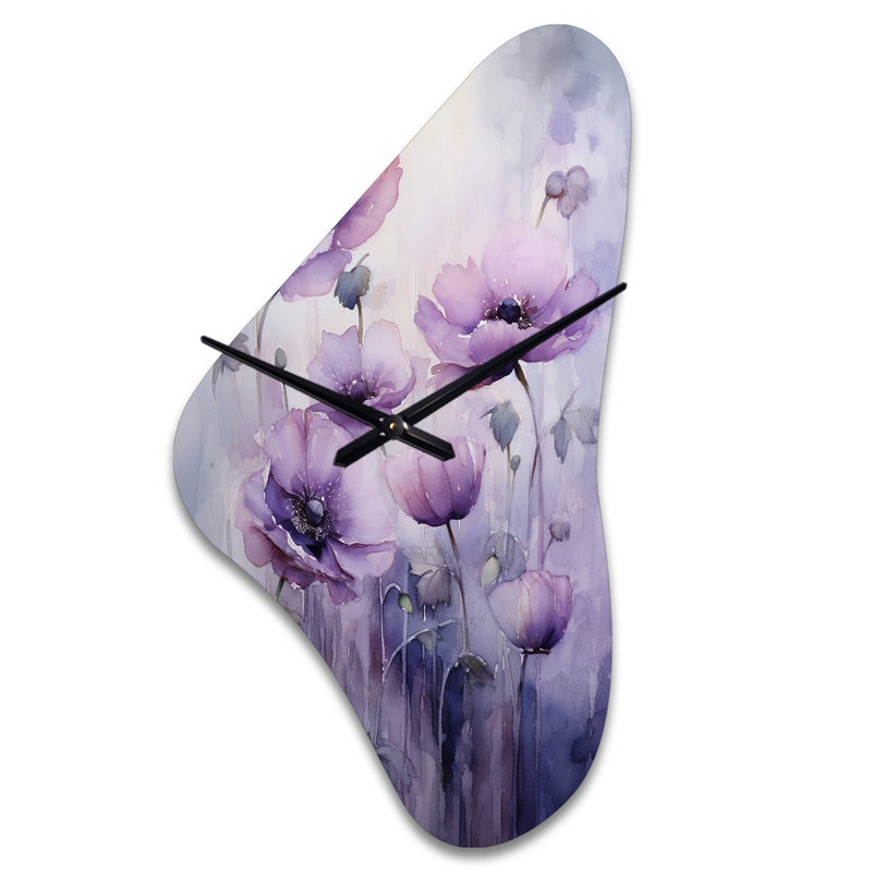Horloge murale mauve Virlan, Grand