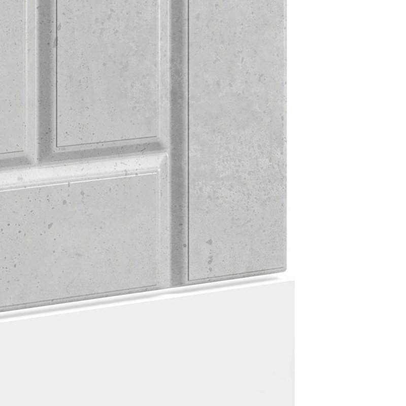 Dishwasher Panel Lucca Oak Engineered Wood, Concrete Grey, 67cm H x 45cm W x 1.5cm D