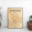 « portland city map », reproduction d’impression sur affiche-31735832