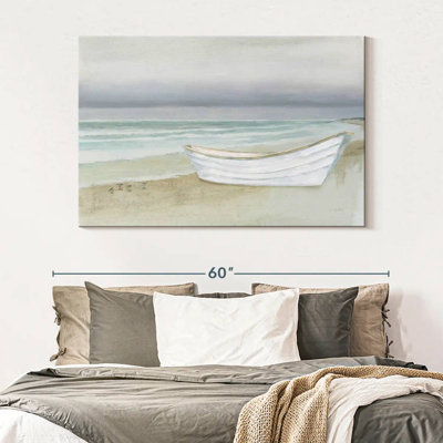 Mehar serein bord de mer avec bateau