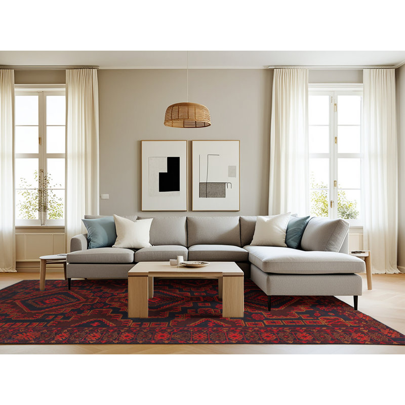Aljean Oriental Indoor Rug, Rectangle 8' x 12'