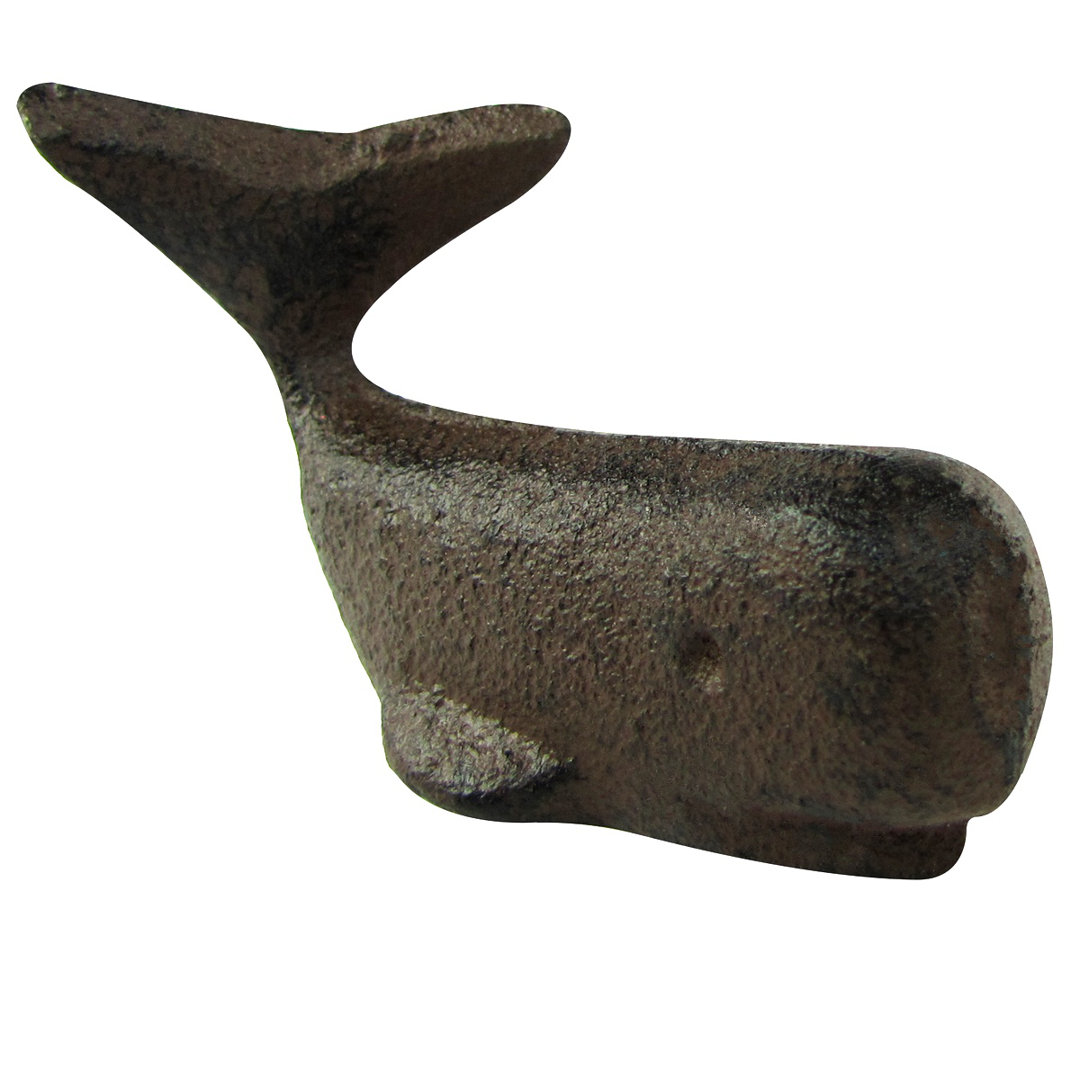 Baier Small Cast Iron Sperm Whale Paper Weight Breakwater Bay