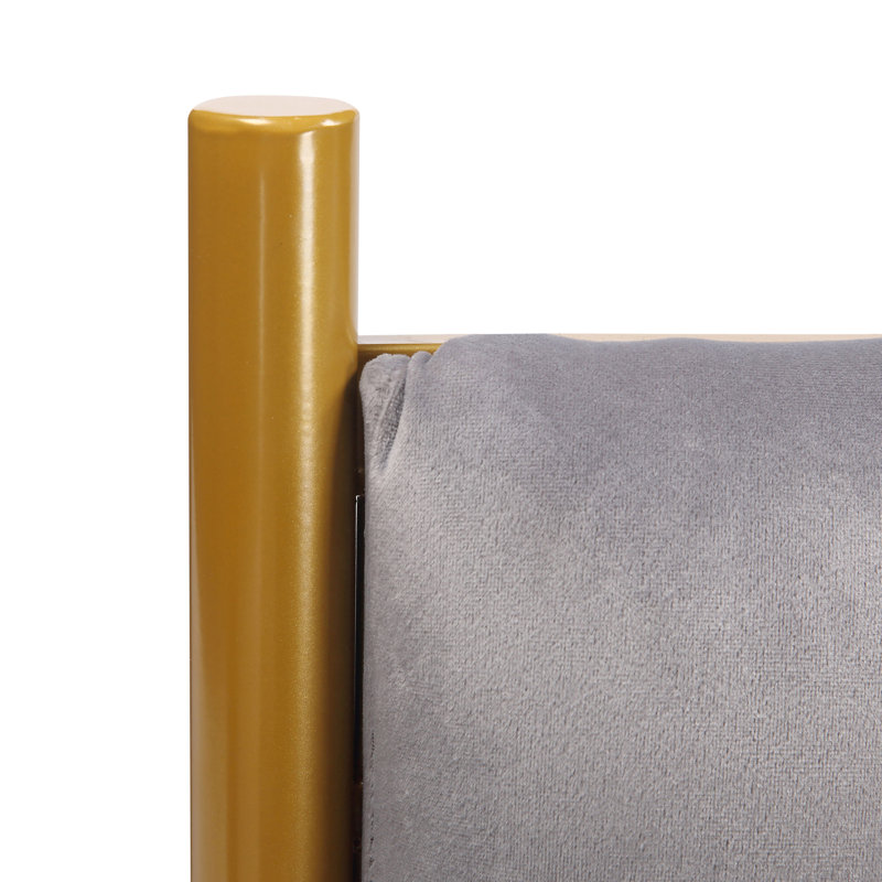 Temple Meads Upholstered Headboard, Grey, King
