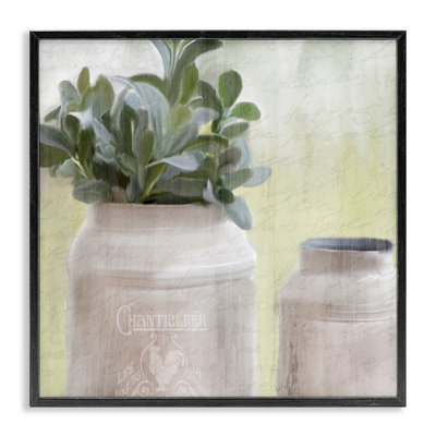 «Farmhouse Mill Can Fills with Greenery» par Kimberly Allen, peinture