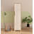 Modern Wardrobe with Numerous Shelves, Sapphire Oak & White, 18.5 x 72.0 x 17.7 Inches | 100% Melamine Coated Chipboard, 66.1 lbs Shelf Capacity | Wall-Mountable Design, Stylish & Functional Storage Solution-1937102341