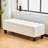 Ottoman Bench With Storage, Boucle Surface, Rubber Wood Legs, 300 Lbs Capacity