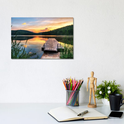 «Fishing Spot» par David Gardiner, impression sur toile tendue