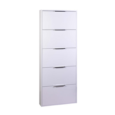Facile 15 Pair Shoe Storage Cabinet
