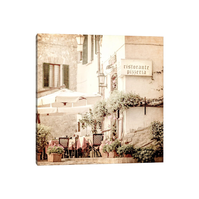 Paris Bistro III 1 Piece Wrapped Canvas Wall Art, 30.48cm H x 30.48cm W x 1.905cm D