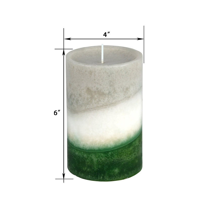 Bougie parfumée Holiday, 12, H 6 po x l 4 po x P 4 po