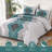 3-Piece Boho Aztec Western Quilt Set Textured Bedspread Coverlet with Pillowcases for All Seasons-122910336-122910332