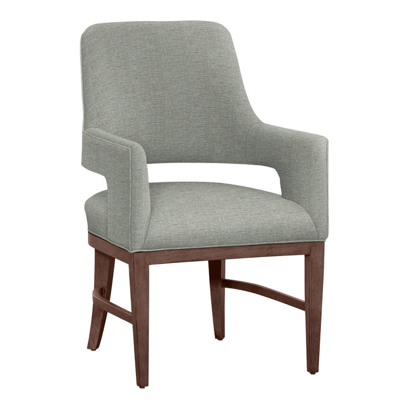 Chaise avec accoudoirs Josie, Mastic 3152, Noyer