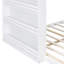 Lit simple superposé au dessus d'un lit double avec tablette et DEL-594736001