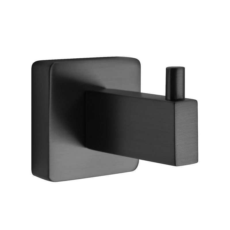 Square Collection Wall Mounted Bathroom Robe Hook