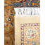 Tapis bleu clair / ivoire / brun noué à la main de conception unique 9 pi 3 po x 12 pi 2 po Hayner