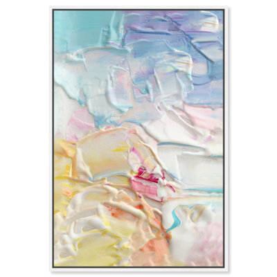 Colorful Modern Textured - Painting on Canvas