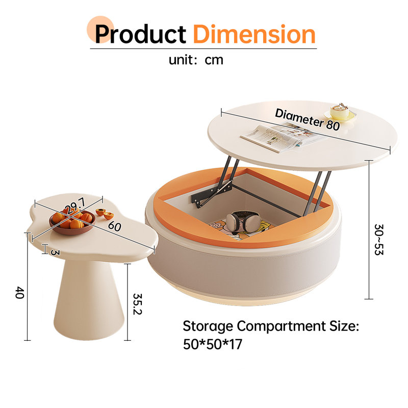 2 - Piece Living Room Table Set