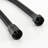 Shower System With Drill- Stainless Steel Rod, Dual Heads, Matte Black, 7 Settings, 1.8 Gpm Flow Rate Steel, 7-setting Flow, To Discoloration