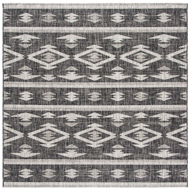 Tapis intérieur / extérieur Amarien, Carré 5 pi 3 po