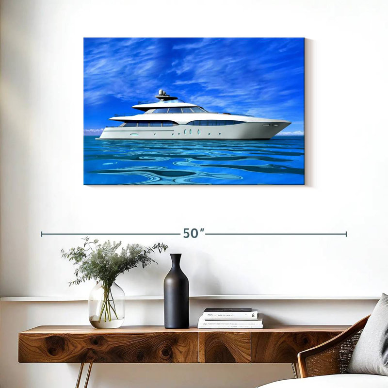Bateau de luxe Mehar Blue Sky, H 24 po x l 36 po