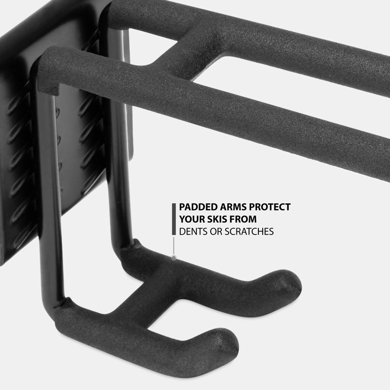 Lolas Metal Wall Mounted Multi-Use Ski/Snowboard Rack