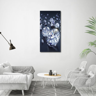 Diamonds - Wrapped Canvas Print