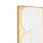 Wooden Geometric Shape Abstrac - Floater Frame Print on Canvas