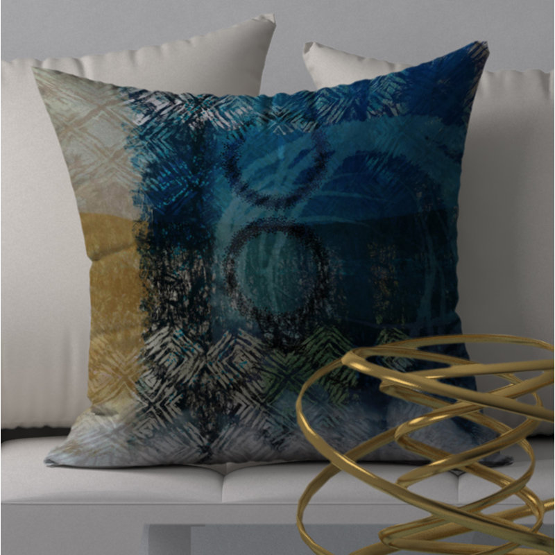 Housse de coussin carrée polyvalente et insert, 18 po x 18 po