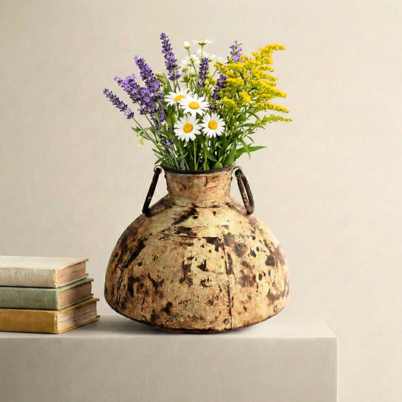 Reyka Solid Wood Table Vase