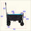 Mini chariot de plage pliable-123511005