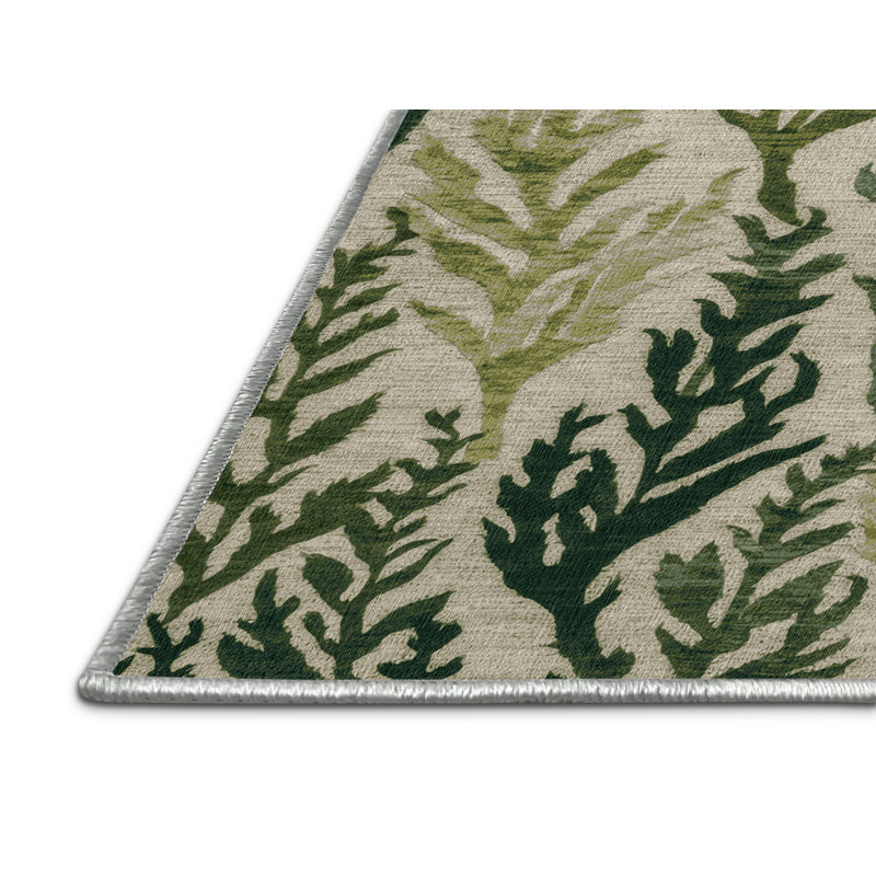 Tapis lavable aux légumes de la laitue de mer , Tapis de couloir 2 pi x 4 pi