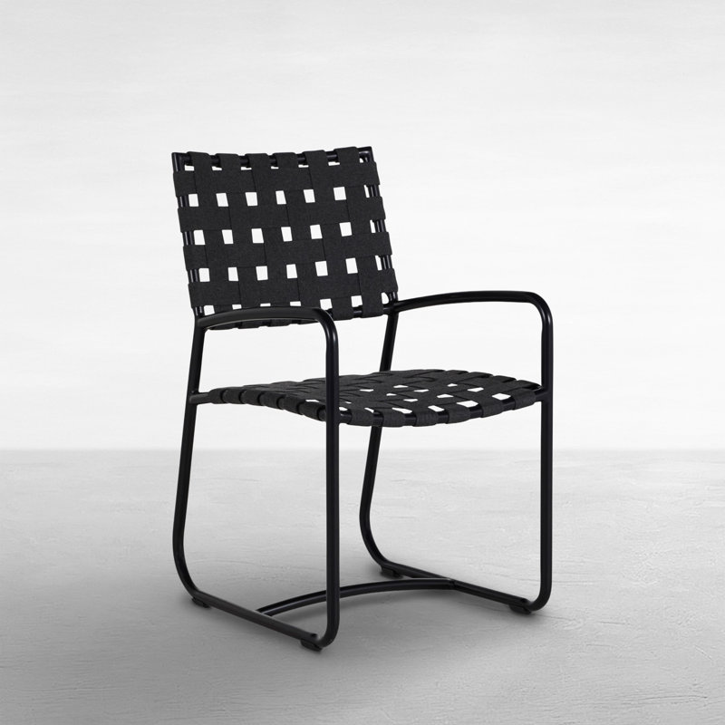 Catalina Arm Chair, Midnight Frame/Charcoal Seat