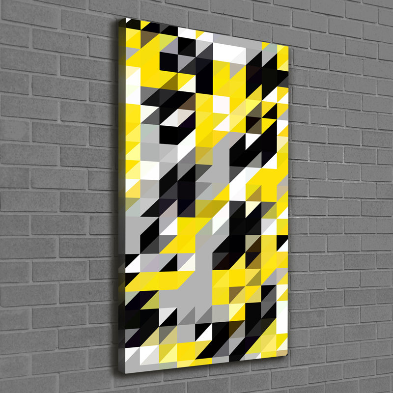 Geometric Background - Wrapped Canvas Print