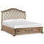 Grand lit-bateau tapissier avec 2 commodes-348897942-348897944-348897946