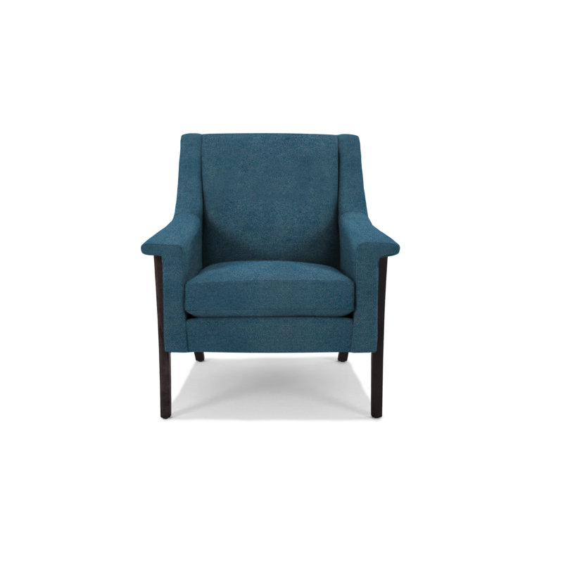 Fauteuil Arlo, Wengé, Polyester aquarium