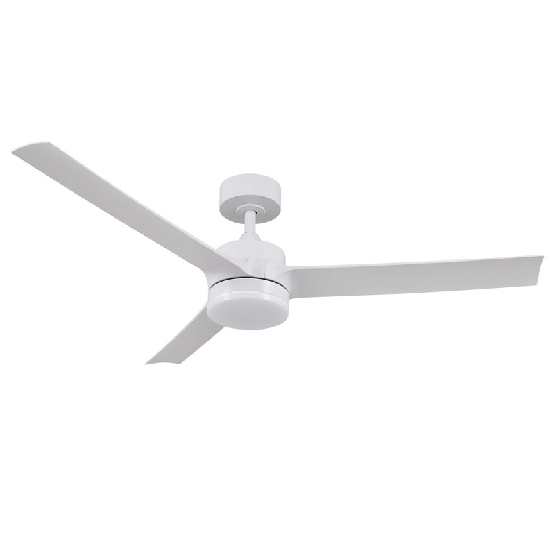 Brend 52'' Ceiling Fan with LED Lights, White