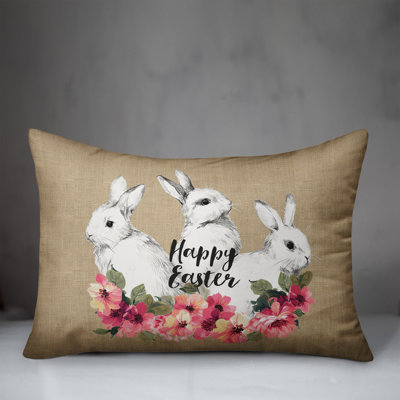 Hippity Hoppity Throw Pillow