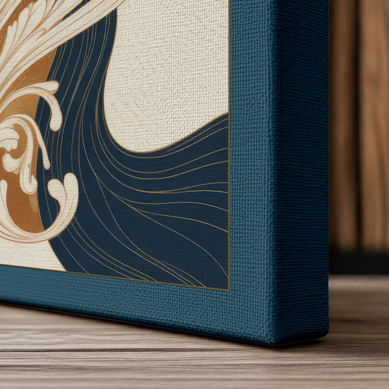Print, 30x20 - 76.2 x 50.8 cm, Teal Border