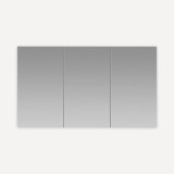 Royale 60"W Medicine Cabinet with Electrical Outlets, Defogger, Adjustable LED 3X Magnifying Mirror