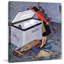 Frosty In The Freezer by John Falter - Wrapped Canvas Painting-1822424587