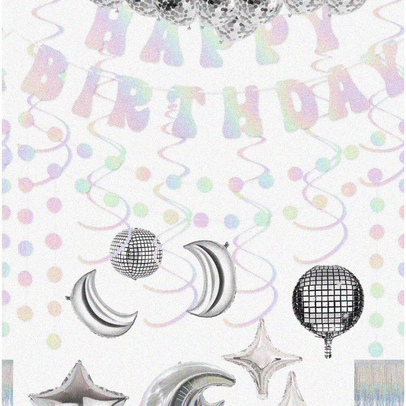 Black Glitter Bachelor Party Banner