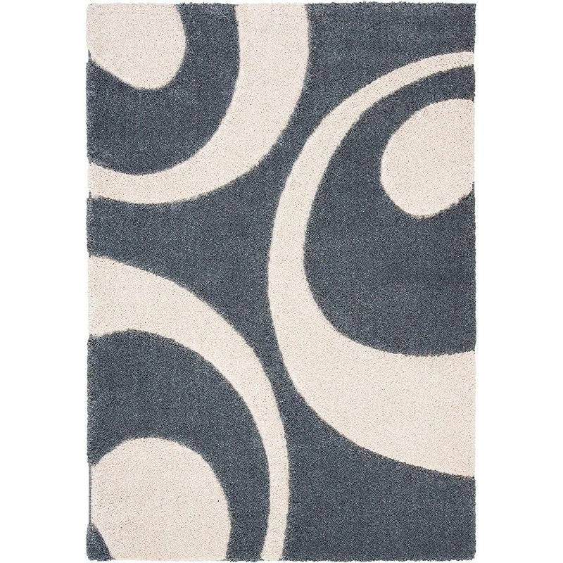Kerio Shag Performance Abstract Rug, Rectangle 8' x 10'
