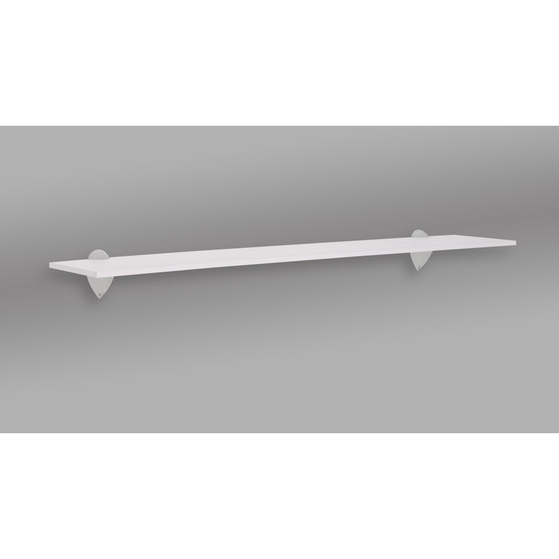 Bracket Shelf, Silver, 3.38" H x 36.00" W x 7.06" D